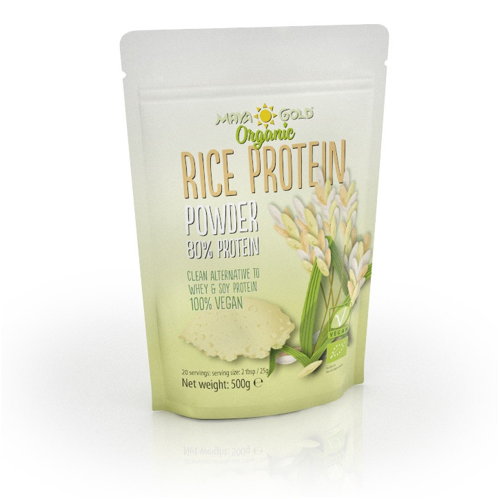 Βιολογική Πρωτεΐνη Ρυζιού | Organic Rice Protein Powder | 500gr