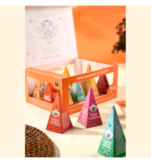 English Tea Shop | Botnica | Συλλογή με 12 πυραμίδες | Super Tea Collection Prism 12 Pyramid Bags