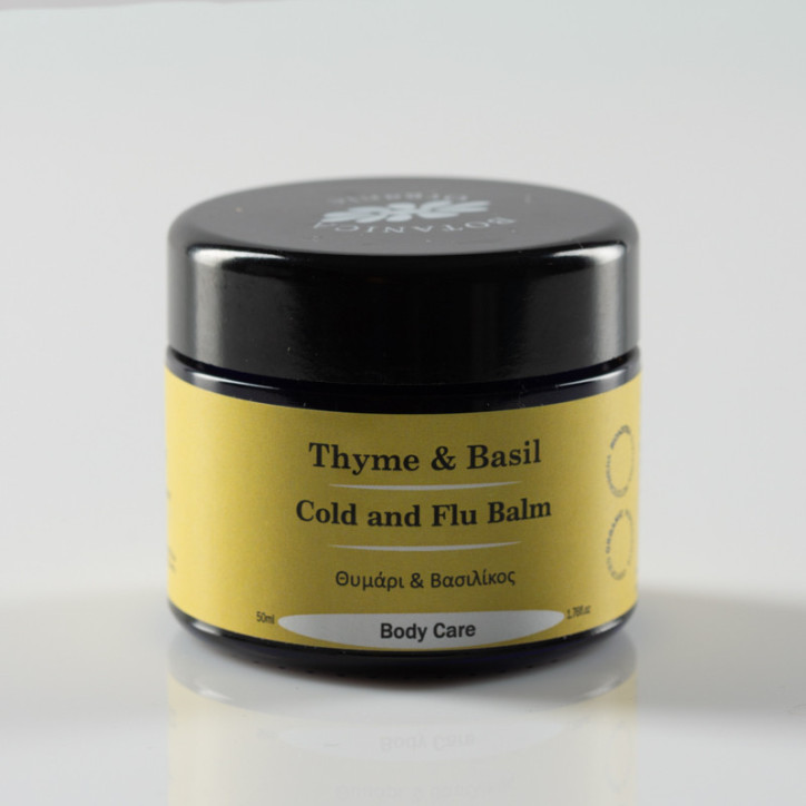 Κηραλοιφή με Θυμάρι & Βασιλικό|Organic Thyme & Basil Balm |50 ml