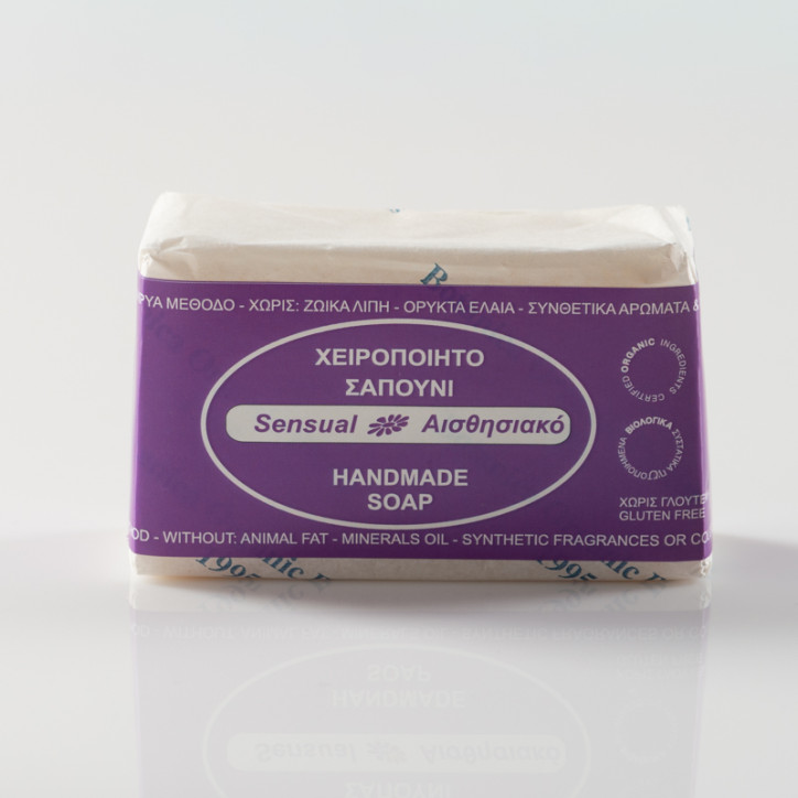 Βιολογικό Σαπούνι Αισθησιακό|Organic Sensual Soap|95gr Βιολογικό Σαπούνι Αισθησιακό|Organic Sensual Soap|95gr