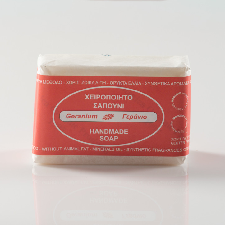 Βιολογικό Σαπούνι Γεράνιο|Organic Geranium Soap|95gr
