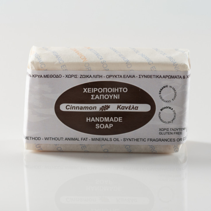Βιολογικό Σαπούνι Κανέλα|Organic Cinnamon Soap |95gr