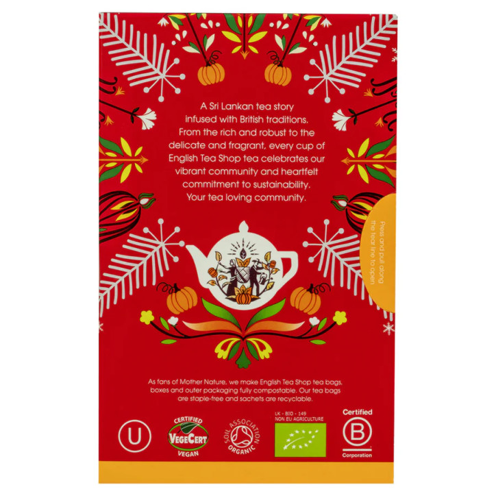 Pumpkin Spice - 20 Tea Sachets - NEW FOR 2025