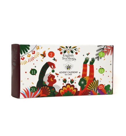 Advent Calendar Chest White 25 Pyramids - NEW FOR 2025