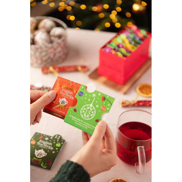 Advent Calendar - White Gift Box - 25 Tea Sachets