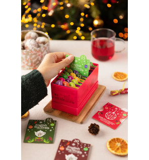 Advent Calendar - White Gift Box - 25 Tea Sachets
