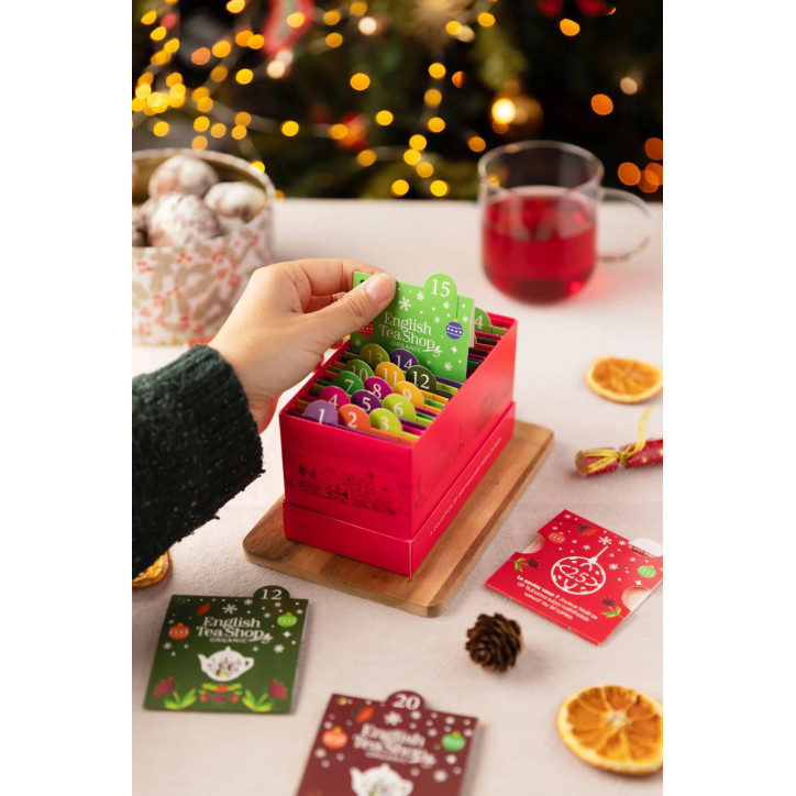 Advent Calendar - White Gift Box - 25 Tea Sachets