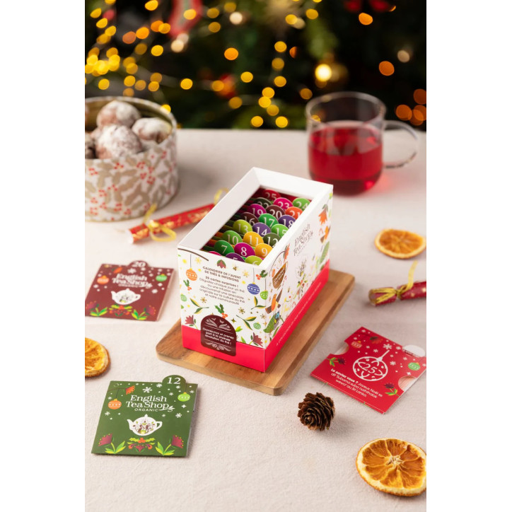 Advent Calendar - White Gift Box - 25 Tea Sachets