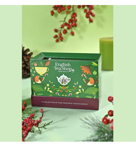 Advent Calendar - Green Gift Box - 25 Tea Sachets
