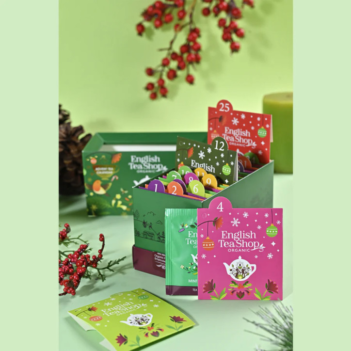 Advent Calendar - Green Gift Box - 25 Tea Sachets Advent Calendar - Green Gift Box - 25 Tea Sachets