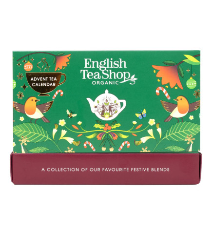 Advent Calendar - Green Gift Box - 25 Tea Sachets