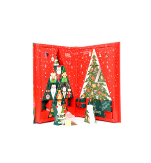 Advent Calendar Tea Book - Red 25 Pyramids - NEW FOR 2025