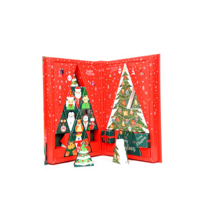 Advent Calendar Tea Book - Red 25 Pyramids - NEW FOR 2025