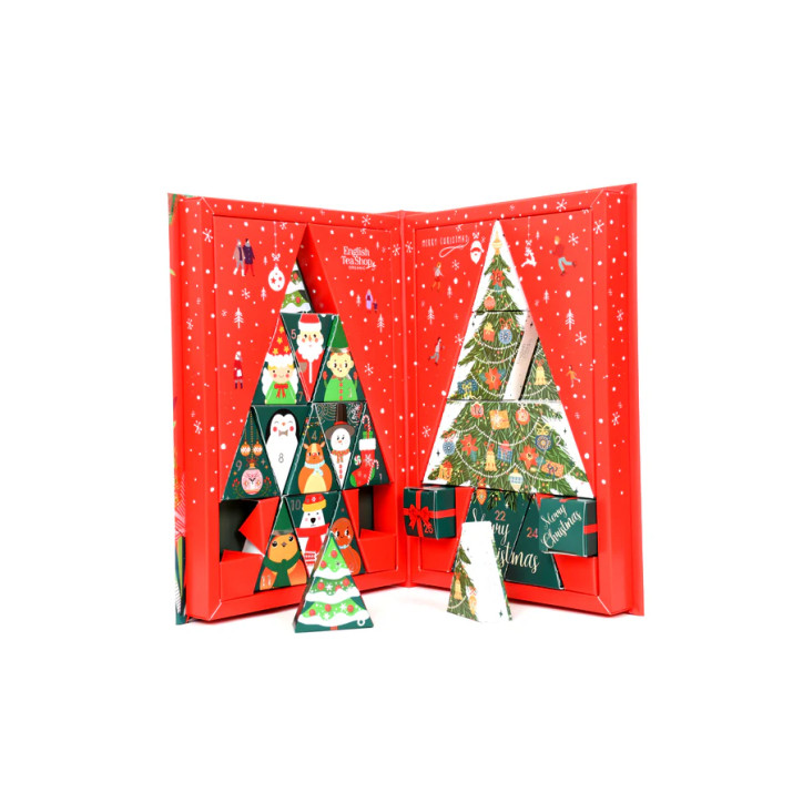 Advent Calendar Tea Book - Red 25 Pyramids - NEW FOR 2025
