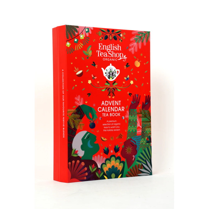 Advent Calendar Tea Book - Red 25 Pyramids - NEW FOR 2025