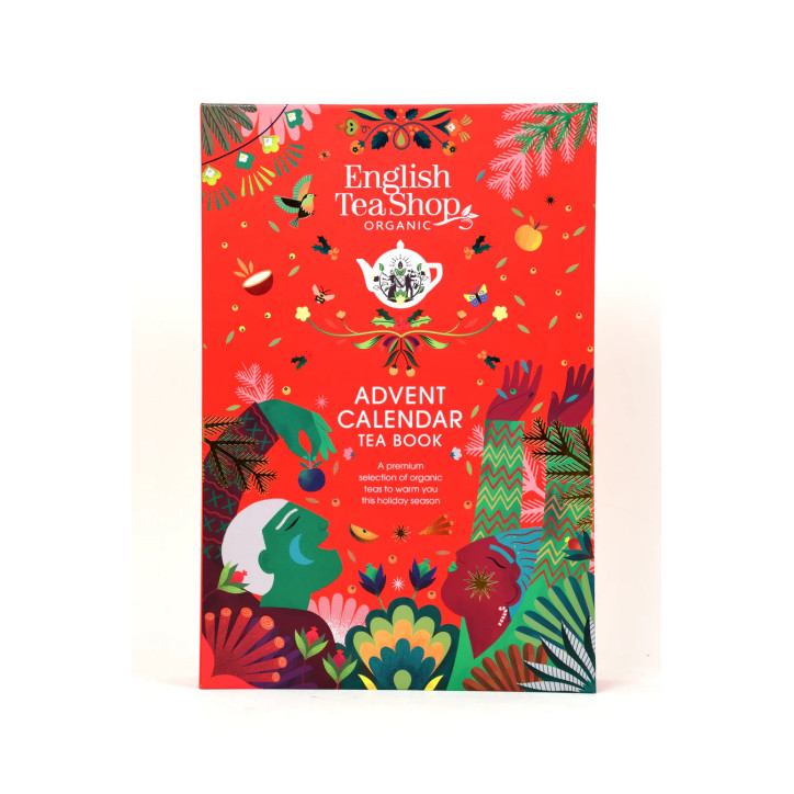 Advent Calendar Tea Book - Red 25 Pyramids - NEW FOR 2025