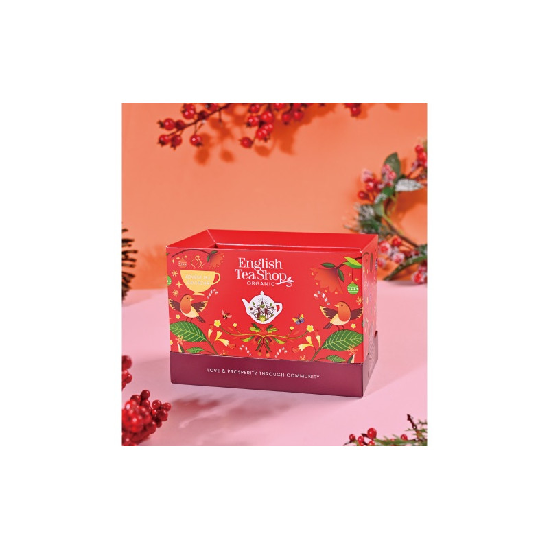 Advent Calendar - Red Gift Box - 25 Tea Sachets