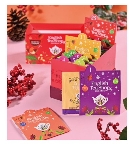 Advent Calendar - Red Gift Box - 25 Tea Sachets
