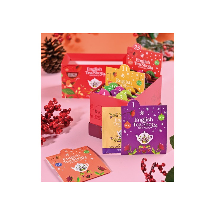 Advent Calendar - Red Gift Box - 25 Tea Sachets Advent Calendar - Red Gift Box - 25 Tea Sachets
