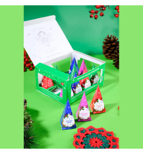 Συλλογή Χριστουγέννων | Organic Holiday Green Prism - 12ct Pyramid |