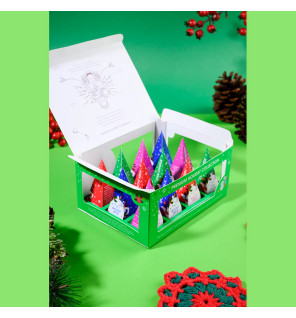 Συλλογή Χριστουγέννων | Organic Holiday Green Prism - 12ct Pyramid |