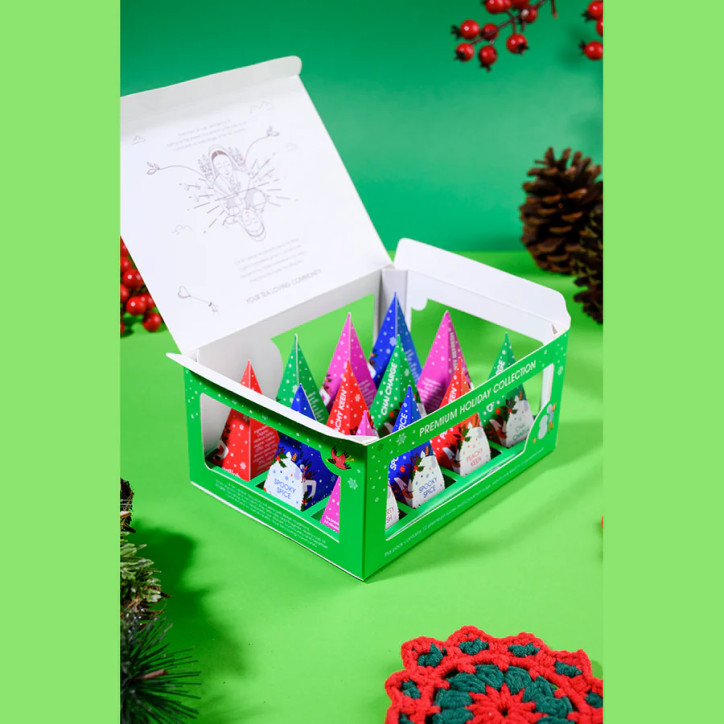Holiday Green Prism -12 Pyramid Gift Pack Holiday Green Prism -12 Pyramid Gift Pack