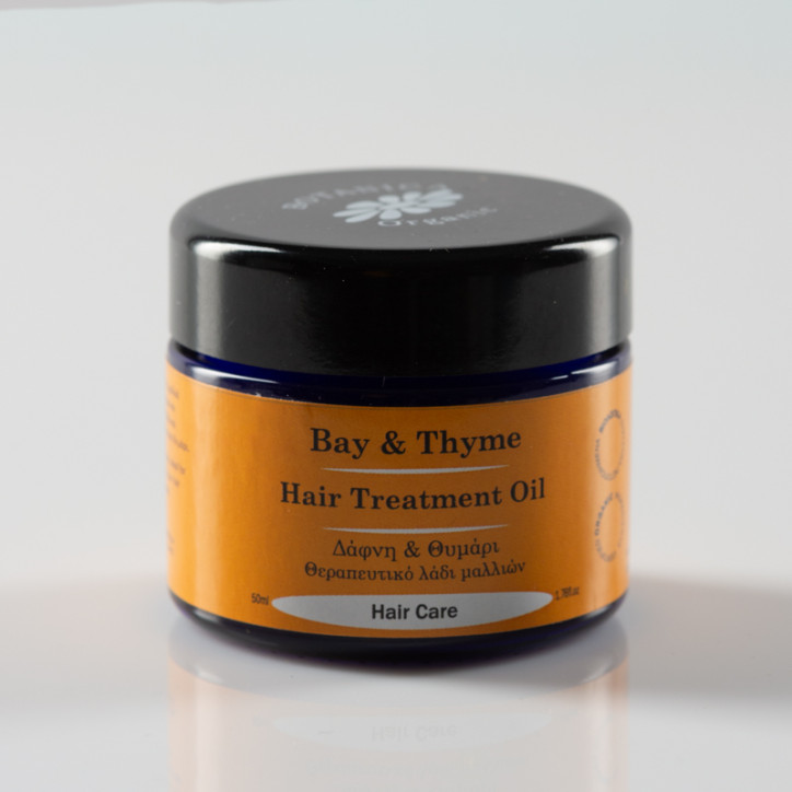 Θεραπευτικό Λάδι Μαλλιών|Organic Bay & Thyme Hair Oil|50 ml