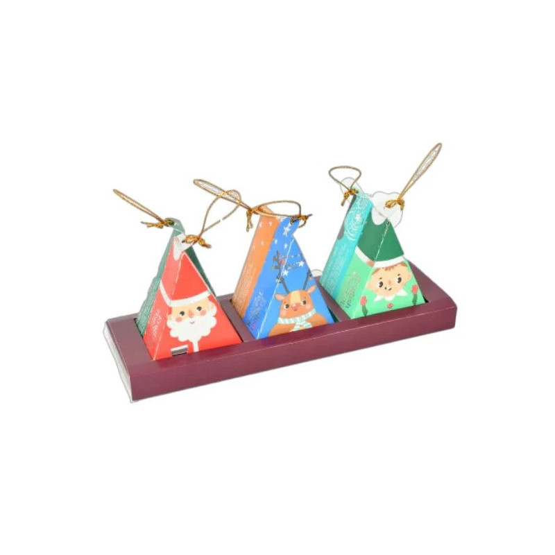 Μεμονωμένα Χριστουγεννιάτικα Πυραμιδάκια Τσάι Μεμονωμένα Χριστουγεννιάτικα Πυραμιδάκια Τσάι