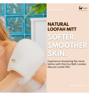 Γάντι μπάνιου από φυσική λούφα | Natural Loofah Bath Mitt