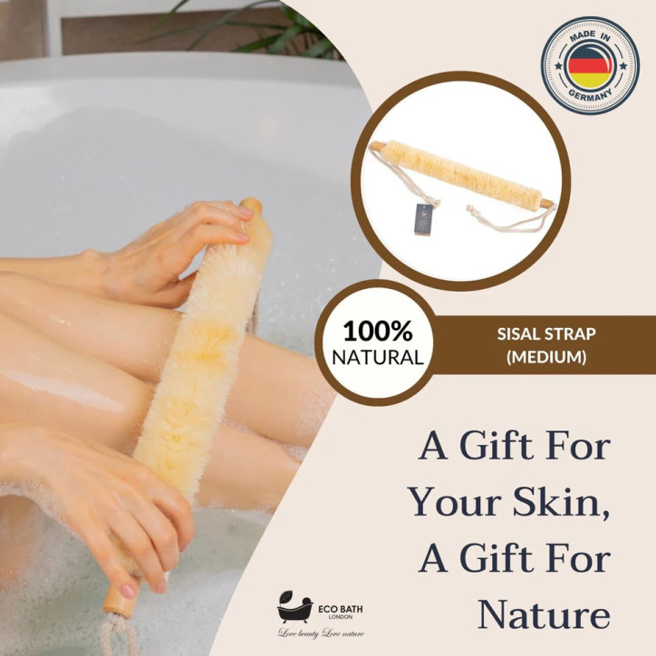 Ιμάντας μπάνιου | Natural Sisal Strap Medium