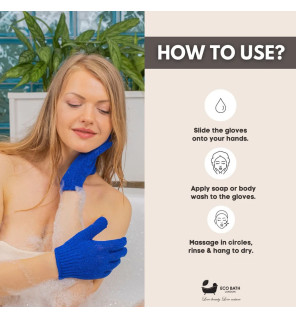 Γάντια απολέπισης σώματος | Exfoliating Body Gloves