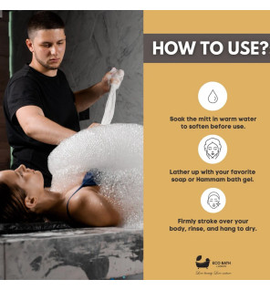 Γάντι Χαμάμ | Turkish Hammam Bath Mitt