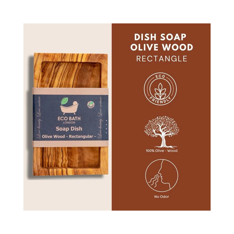 Eco Bath London | Σαπουνοθήκη από Ξύλο Ελιάς Eco Bath London | Σαπουνοθήκη από Ξύλο Ελιάς