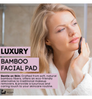 Επαναχρησιμοποιούμενα Πανάκια Ντεμακιγιάζ Bamboo | Reusable Bamboo Makeup Remover Pads - Set of 12
