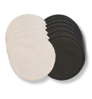 Επαναχρησιμοποιούμενα Πανάκια Ντεμακιγιάζ Bamboo | Reusable Bamboo Makeup Remover Pads - Set of 12