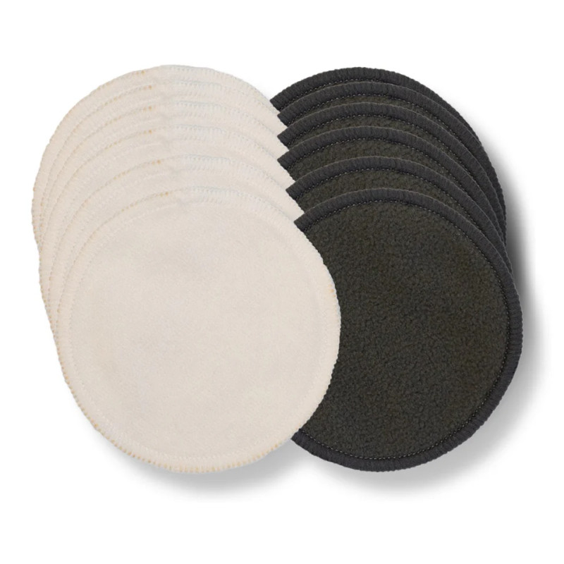 Επαναχρησιμοποιούμενα Πανάκια Ντεμακιγιάζ Bamboo | Reusable Bamboo Makeup Remover Pads - Set of 12