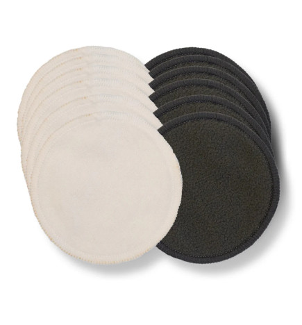 Επαναχρησιμοποιούμενα Πανάκια Ντεμακιγιάζ Bamboo | Reusable Bamboo Makeup Remover Pads - Set of 12