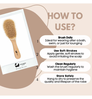 Βρεφική Βούρτσα Μπάνιου | Baby Brush Goat Hair