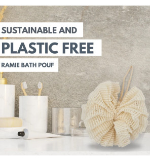 Σφουγγάρι μπάνιου από ραμί | Ramie Bath Puff