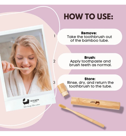 Οδοντόβουρτσα Mπαμπού | Bamboo Toothbrush