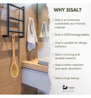 Eco Bath London |Φυσική βούρτσα σώματος από σιζάλ