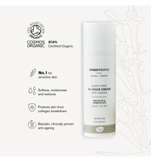 24ωρη Αντιγηραντική Κρέμα Προσώπου Χωρίς Άρωμα | Scent Free 24 Hour Cream | 50ml