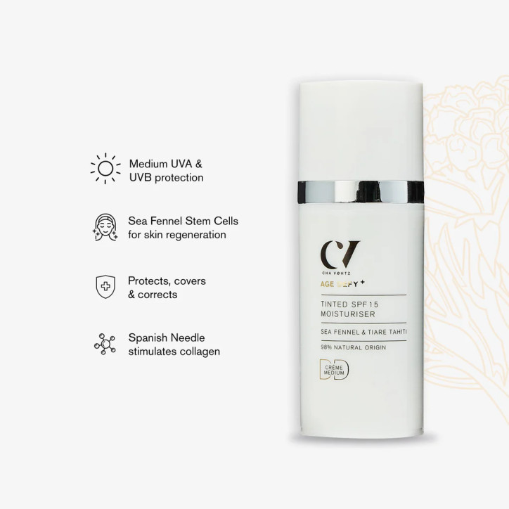 Ενυδατική Κρέμα Προσώπου με Χρώμα Spf 15 | Tinted DD Moisturiser SPF 15 – Medium| 30ml