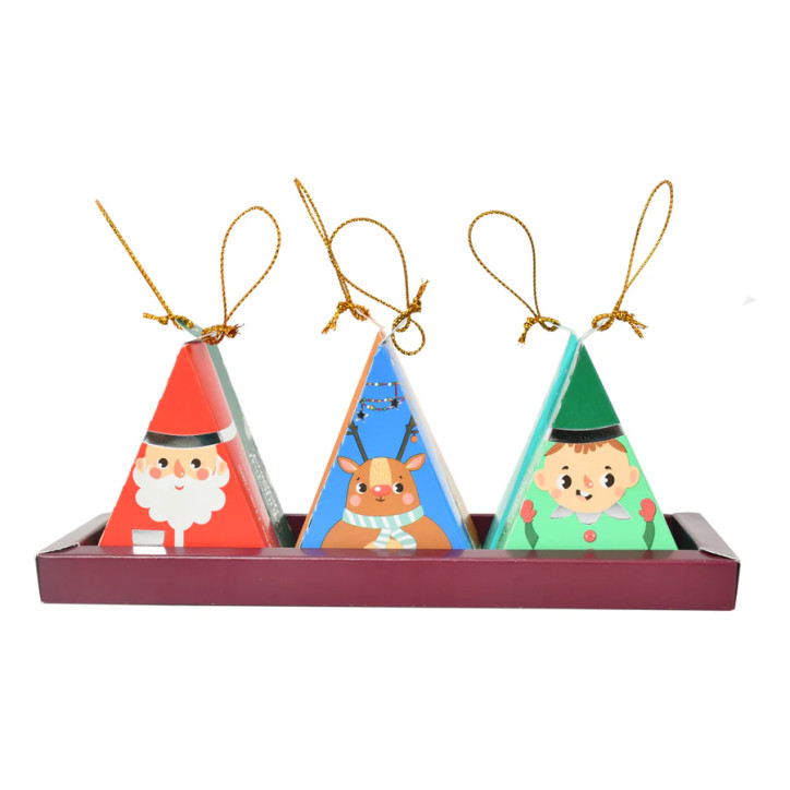 Christmas Tree Collection - Red Wonders -12 Pyramid Gift Pack Christmas Tree Collection - Red Wonders -12 Pyramid Gift Pack