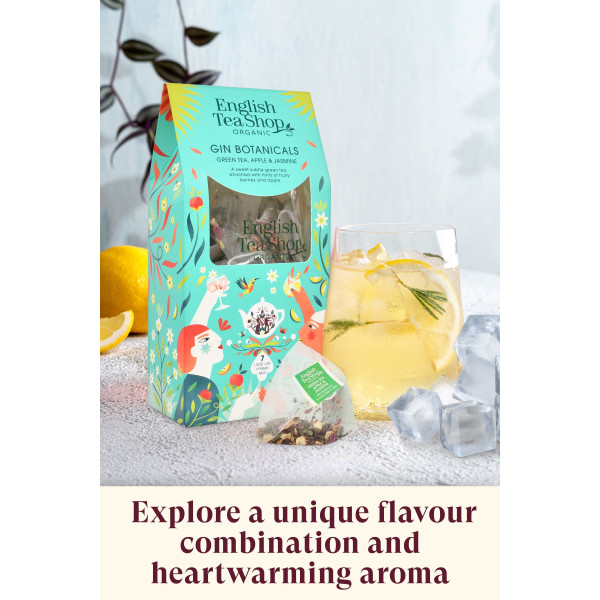 Πράσινο Τσάι, Μήλο & Γιασεμί | Green Tea, Apple & Jasmine | 7 Pyramid Tea Bags