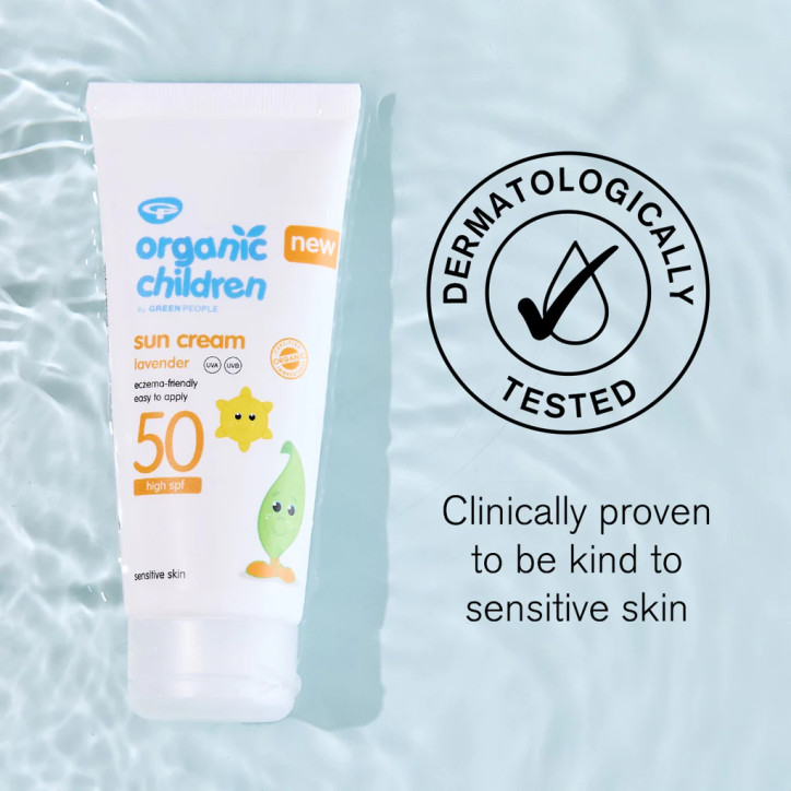 Παιδικό Αντηλιακό με Λεβάντα SPF 50|Organic Children Lavender Sun Cream SPF50 100ml
