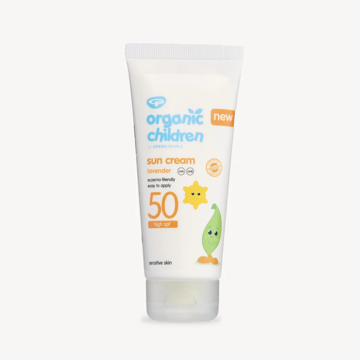 Παιδικό Αντηλιακό με Λεβάντα SPF 50|Organic Children Lavender Sun Cream SPF50 100ml