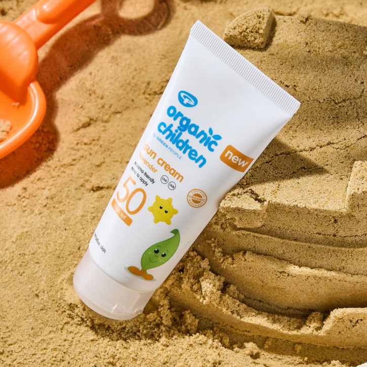 Παιδικό Αντηλιακό με Λεβάντα SPF 50|Organic Children Lavender Sun Cream SPF50 100ml