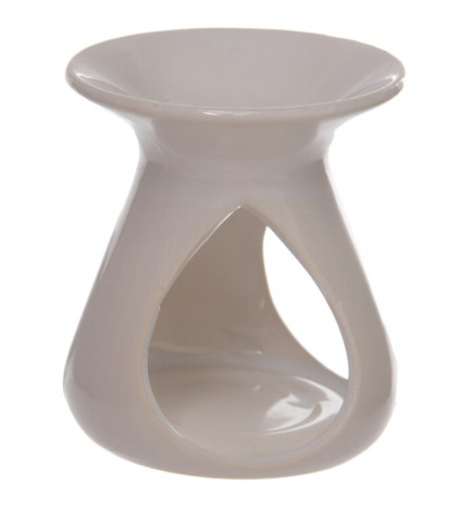 Πορσελάνινος καυστήρας σε σχήμα δάκρυ για αιέρια έλαια και wax melts.