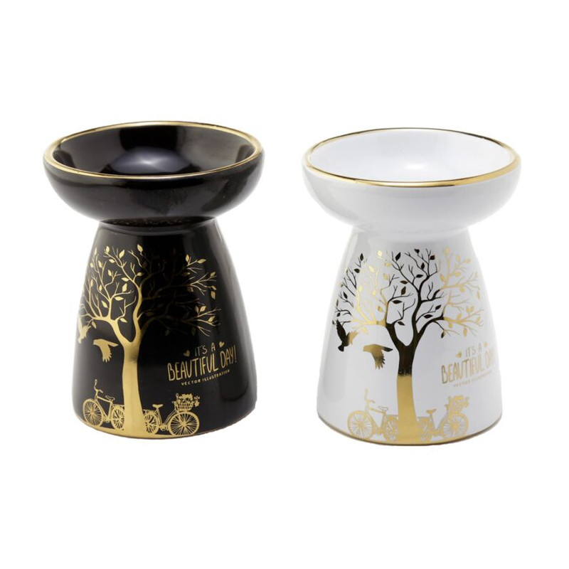 Κεραμικός καυστήρας με χρυσές λεπτομέρειες Κεραμικός καυστήρας με χρυσές λεπτομέρειες